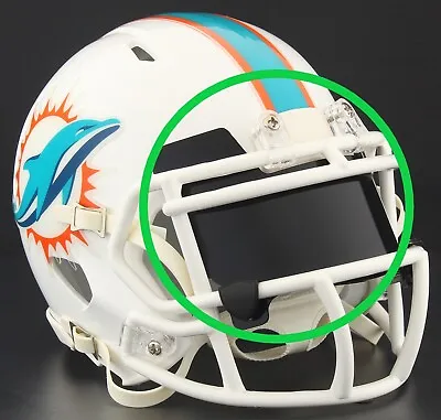 EYE SHIELD / VISOR  ONLY! For MIAMI DOLPHINS Mini Football Helmet • $12.99