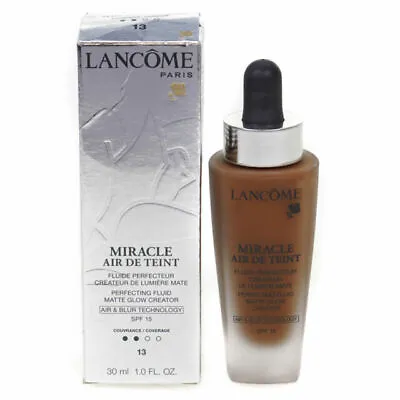 Lancome Miracle Air By Perfecting Fluid Matte Glow Creator 13 Siena New • £21.54