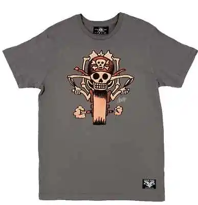Sailor Jerry Rum Chopper Tattoo Biker Pirate Motorcycle Punk T Tee Shirt S-2XL • £42.59