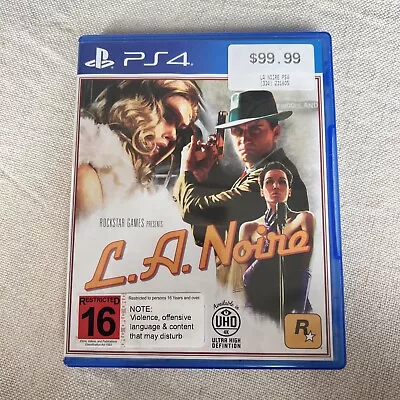 L.A. Noire | PlayStation 4 2017 | PAL | Complete • $39.99