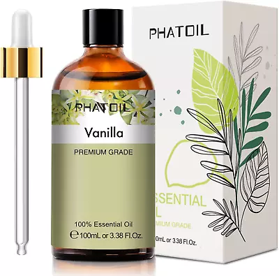 Vanilla Essential Oil 100ML 100% Pure Therapeutic Grade Vanilla Essential Oils  • £11.70