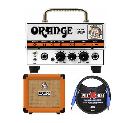 Orange Amps Micro Terror 20 Watt Tube Preamp Compact Tube Amp Bundle • $268.99