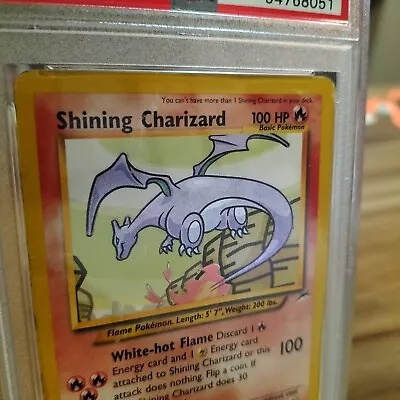 PSA 1 Shining Charizard - 107/105 Neo Destiny 2002 - Holographic Pokemon Card  • $1199.99