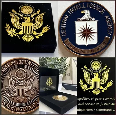 NEW CIA Central Intelligence Agency Challenge Coin (Bronze) USA • $24.21