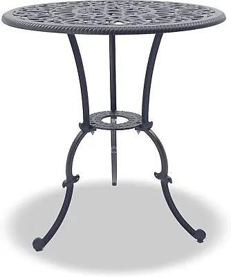 £99.95 • Buy Homeology BANGUI Garden & Patio Grey Cast Aluminium Bistro Table