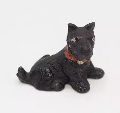 Dog Figurine Cast Metal Scotty Dog Terrier • $24.99