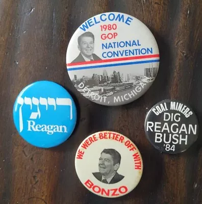 Ronald Reagan For President Political Buttons • $9.99