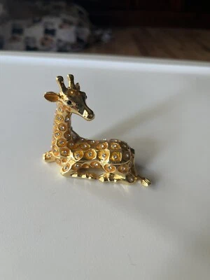 $5 • Buy Nobility Bejeweled Giraffe Trinket Box Vhtf Great Condition
