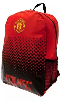 Manchester United FC Fade Backpack Official Merchandise School Kids & Men Sports • £25
