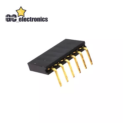 £1.58 • Buy 3-40Pin Header Socket 2.54mm Pitch Single Double Row Right Angle Male/Female AUK