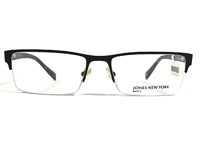 Jones New York J334 BLACK Eyeglasses Frames Tortoise Rectangular 55-17-145 • $39.99