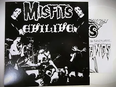 THE MISFITS Evil Live EP 7  Record White Wax MINT! BLACK FLAG S.O.A. Insert PUNK • $16.99