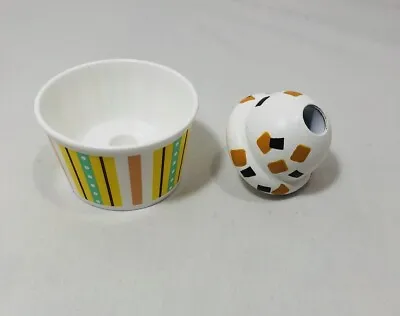 Melissa Doug Scoop Serve Ice Cream REPLACEMENT Cup & Cookie Dough LOT OF 2 • $9.49