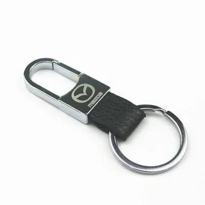  Mazda Metal And Leather Car Key Ring Key Chain • $11.95
