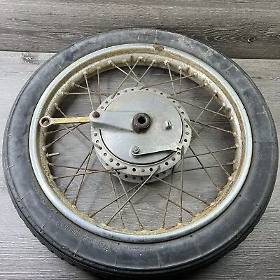 Vintage NSU Max Motorcycle Front Wheel Hub And Tire • $249.99