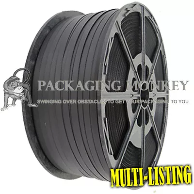 12mm HAND PALLET STRAPPING BANDING COILS ROLLS - 1000M / 1500M / 2000M • £34.98