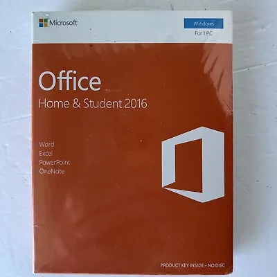 Microsoft Office Home & Student 2016 English Windows For 1 PC Eurozone W/Key NEW • $39.99