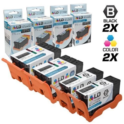 $24.99 • Buy LD Comp HY Ink For Dell Series 24 Black & Color V515w Set Of 4: 2 T109N 2 T110N