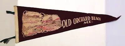 Vintage Old Orchard Maine Pennant • $21