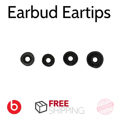 Beats By Dre Earbuds For Powerbeats 2 3 Wireless Ear Tips Black [4 Pairs] • $16.16