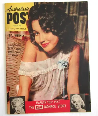 1958 Australasian Post Magazine - Marilyn Monroe Tells The Real Monroe Story • $50