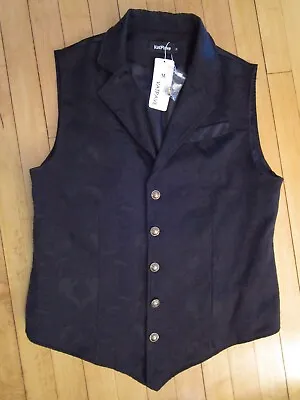 Vatpave Elegant Vest Men's M Steampunk Gothic Style Wedding Waistcoat • $24