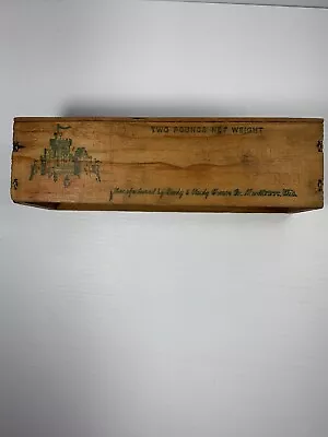 Vtg. Wood Cheese Box Windsor Castle Club Cheese Wisconsin Very Nice!! • $14.50