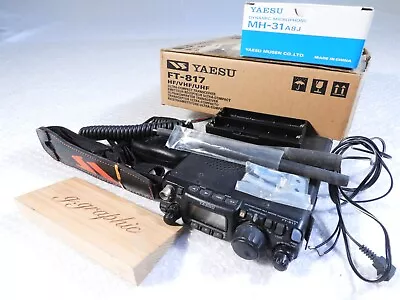 YAESU FT-817 (HF/50/144/430Mhz) All Modes With Microphone Antenna And Box • $549
