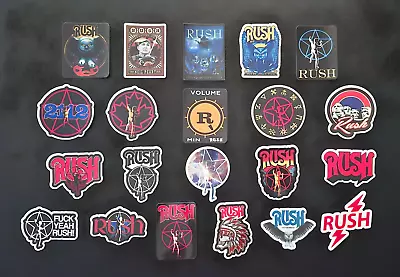 Rush Stickers Rock N Roll Fly By Night Neil Peart Starman Logo Rush Decals • $4