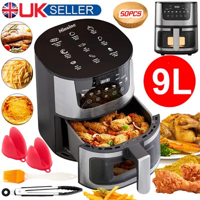 View Details 9L Air Fryer Digital Kitchen Oven Oil Free Low Fat Healthy Frying Cooker 1800W • 45.99£