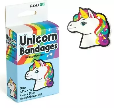 Gamago - UNICORN ADHESIVE BANDAGES - The Magical Healing Power Of Unicorns - NEW • $7.99