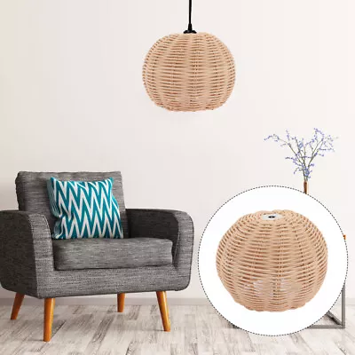  Hanging Chandelier Lamp Shade Woven Guard Cages Lampshade Japanese-style • £18.39