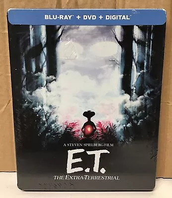 E. T. EXTRA - TERRESTRIAL BLURAY SteelBook DVD DIGITAL SEALED 80'S • $24.95