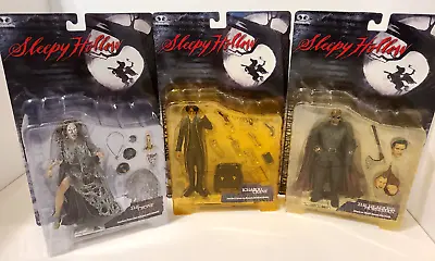 McFarlane Toys Sleepy Hollow Action Figure Horseman Ichabod Crane Crone Lot Of 3 • $89.99