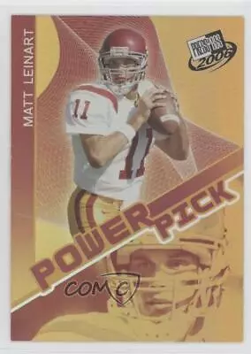 2006 Press Pass Power Pick Matt Leinart #47 Rookie RC • $0.99