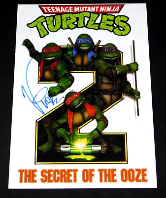 Vanilla Ice Signed Ninja Turtles 2 The Secret Of The Ooze 12x18 Poster!!! • $59.49