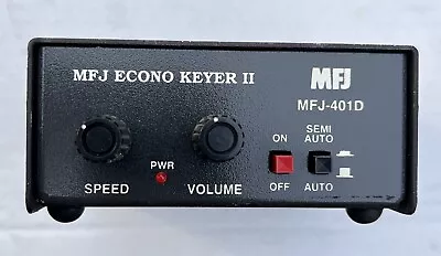 MFJ-401D Econo Keyer II For Ham Radio • $55