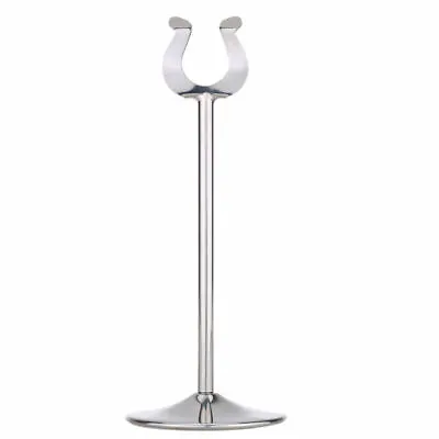 10 X Stainless Steel Wedding Table Number Stands / Menu Holders / Photo Holders • £35.99