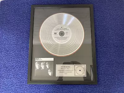 £59.99 • Buy Beatles Platinum Record With The Beatles Presentation 5 Of 50 Memorabilia