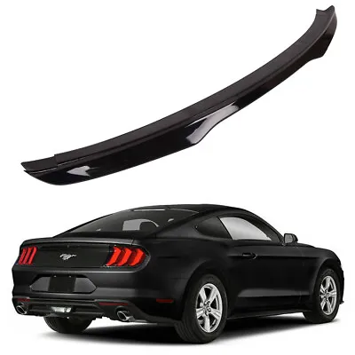 $165.99 • Buy RTR Style ABS Rear Trunk Boot Lip Wing Spoiler For Ford Mustang FM FN 2014-2020