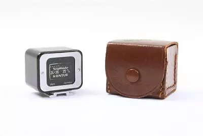 Used Voigtlander Kontur 24x36 35mm Two Eye Viewfinder With Leather Case • $75