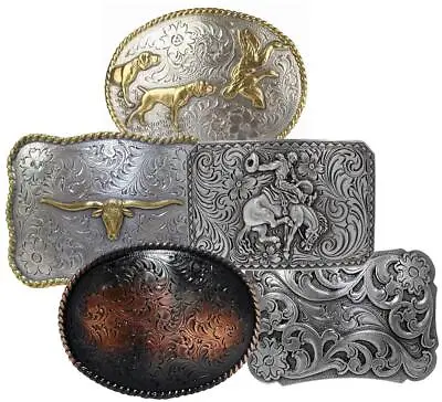 Western Cowboy Cowgirl Rodeo Belt Buckles * Choose From 33 Styles!! - All New • $13.95