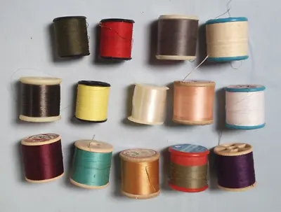 Assortment Of Used Cotton Reels - Assorted Colours (3) • £4.99