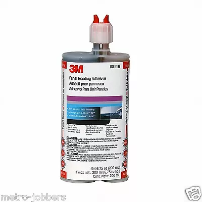 3M 08116 Panel Bonding Adhesive Cartridge - 200 Ml 8116 • $68.95