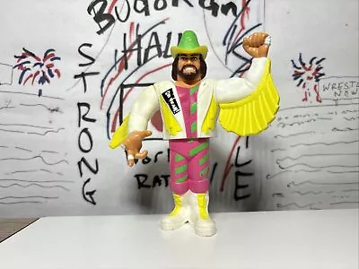 WWF MACHO MAN RANDY SAVAGE Hasbro Wrestling Figure WWE WCW 1993 Series 5 *Read* • $8.50