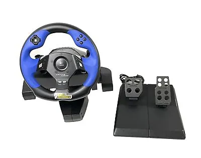 Logitech Driving Force Feedback Racing Steering Wheel PS2 PlayStation 2 UNTESTED • $39.99