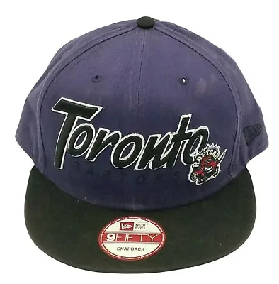 Toronto Raptors New Era 59Fifty Hat Cap Snapback T Rex Logo Purple Black Brim • $12.15