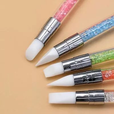 Nail Gel Nail Art Pens DIY Manicure Tools Carving Dotting Pen Nail Art Brushes • $3.39