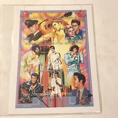 Elvis Presley Collectible Stamps Republique TChad • $6.29