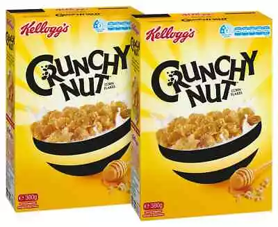 2 X Kellogg's Crunchy Nut Corn Flakes 380g-FREE DELIVERY • $15